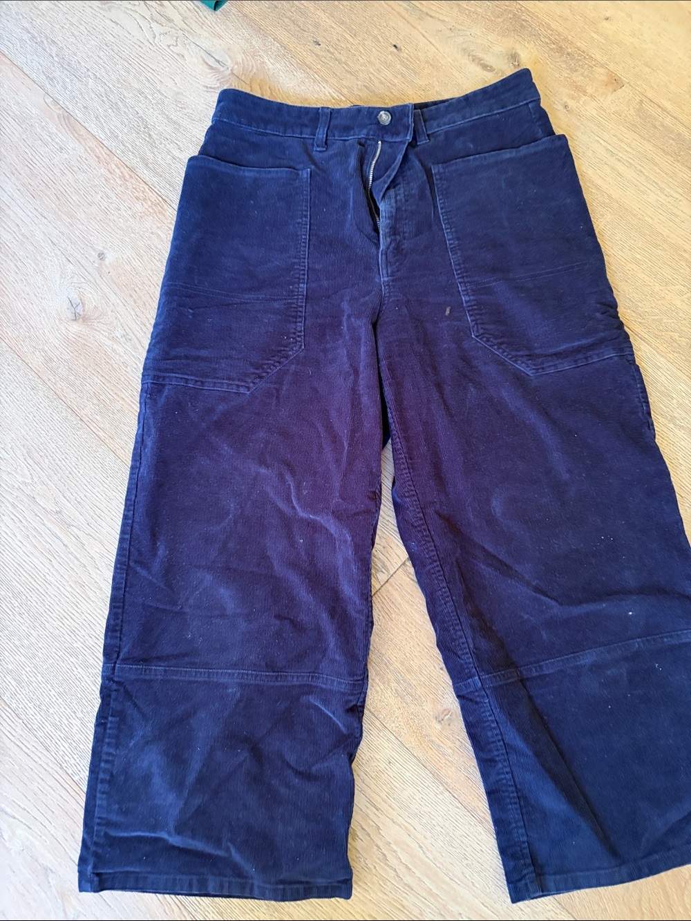 Women’s Navy Corduroy Gardener Pants